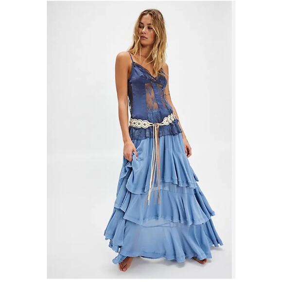 Free People Clementine Maxi Skirt XS NEW - Picture 1 of 4